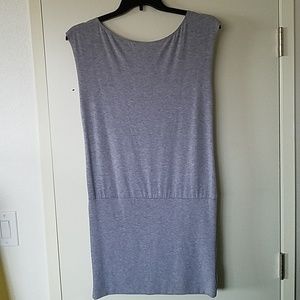 "Charlotte Russe" Gray Key Hole Back Mini Dress